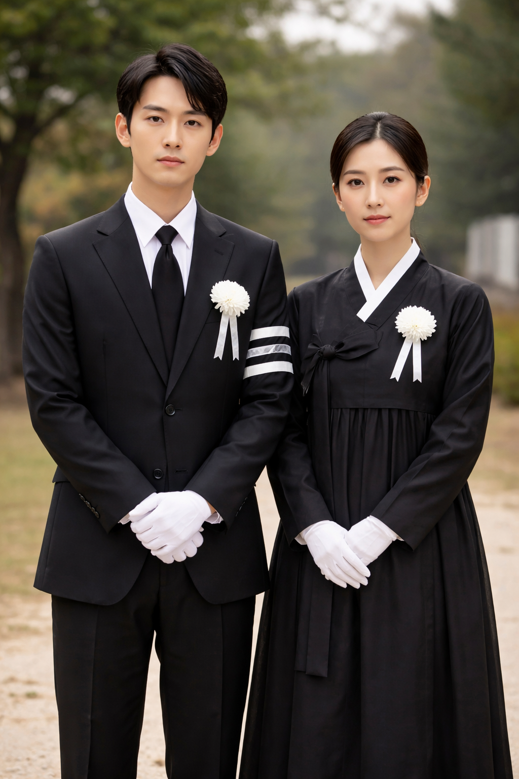 상복 남7벌·여10벌(셔츠·타이별도)